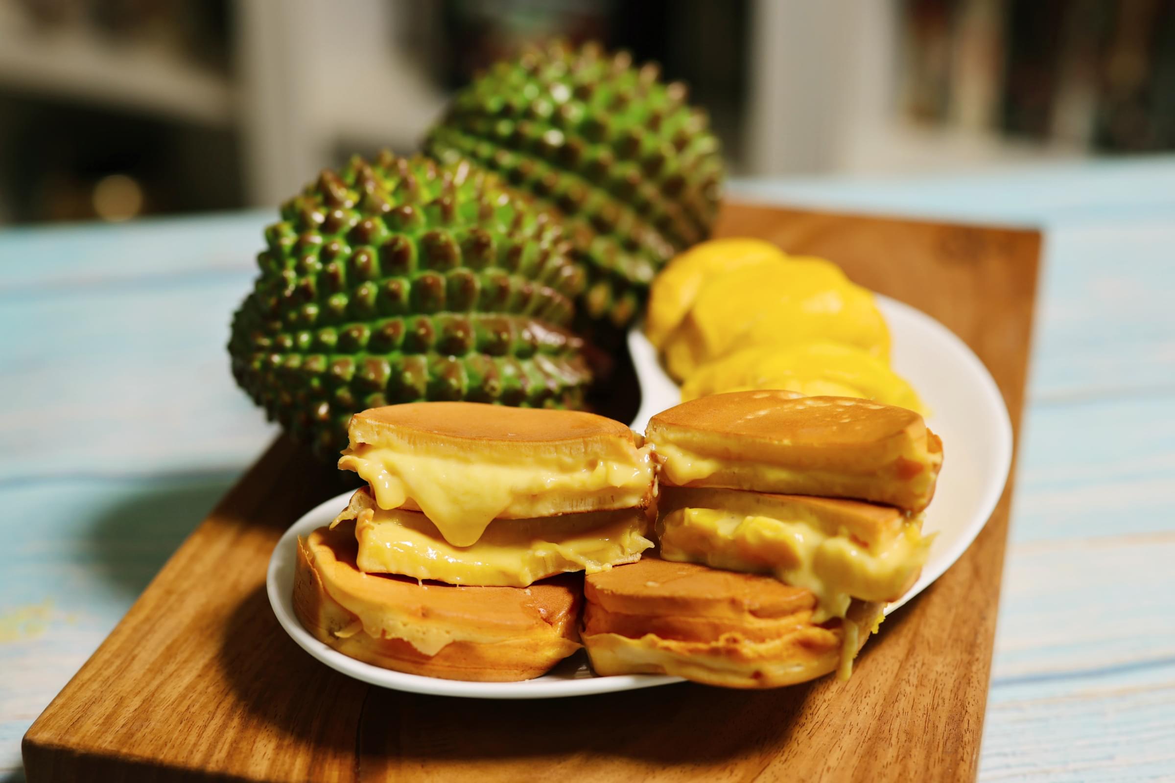 Durian Cream Pancakes