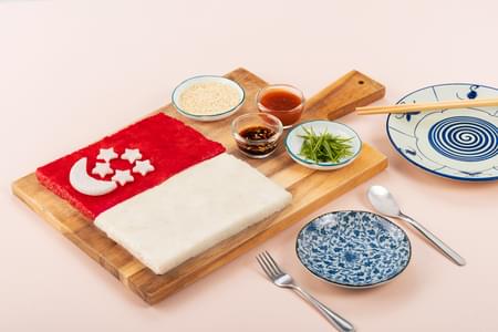 Red & White Steamed Radish Cake
