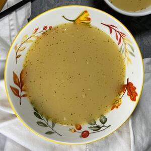 Bone Broth With Leftover Turkey