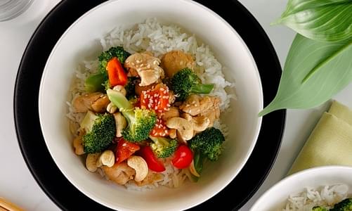 Chicken, Broccoli and Cashew Stir Fry