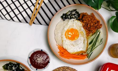 Chicken Bibimbap (Korean Mixed Rice)