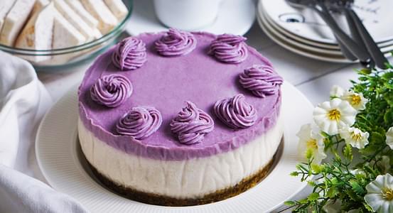 No-Bake Taro Tofu Cake