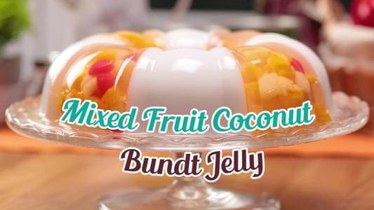 Mixed Fruit Coconut Bundt Jelly