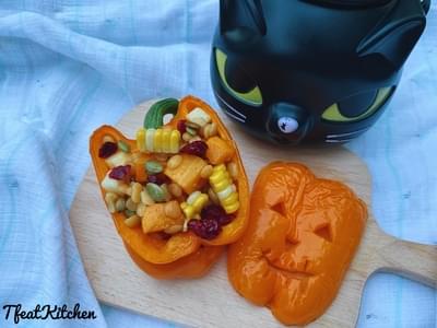 Jack-O-Lantern Halloween Salad