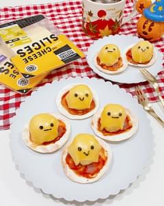 Potato Salad Cheese Obake (Little Ghosts)