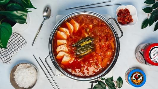 Kimchi Soup with Canned Tuna