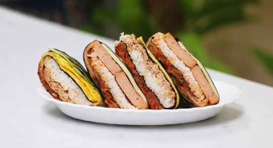 Folded Gimbap (Korean Rice Sandwich)