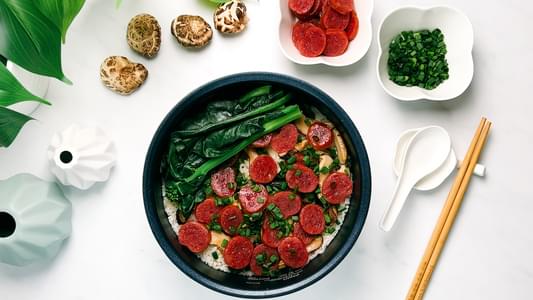 Chinese Sausage & Mushroom Rice