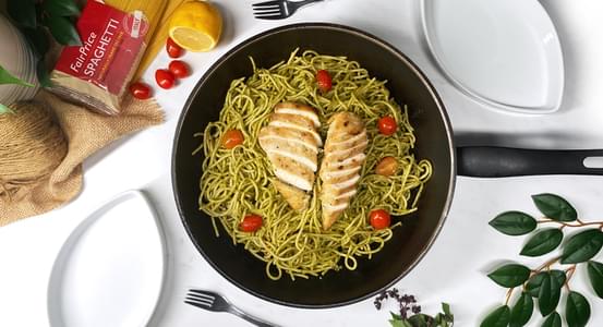 Chicken Pesto Spaghetti