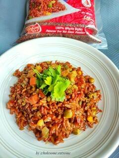 Red Rice Veg Pulao