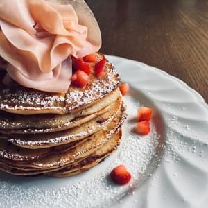 Earl Grey Pancake Tower Brunch
