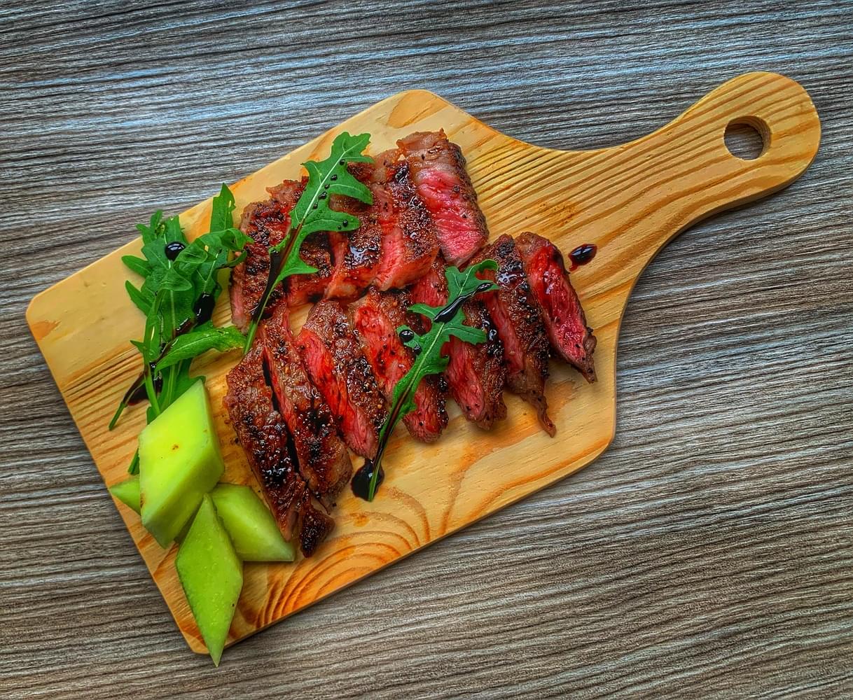 Beef Steak With Reduced Balsamic Sauce