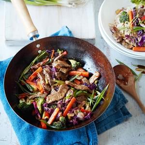 Stir Fried Australian Beef Knuckle with Spring Onion & Ginger