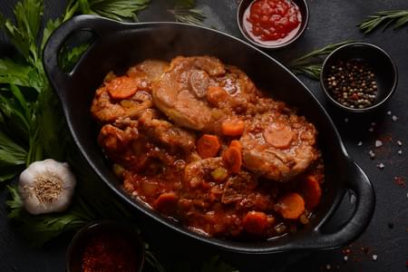 Braised Australian Beef Shin Shank with Mushroom & Onion