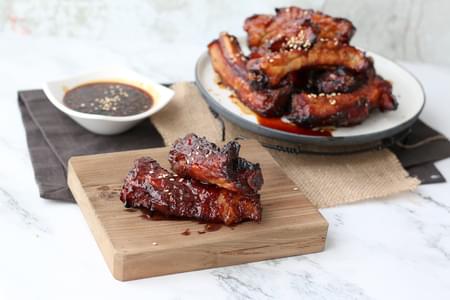 Air Fryer Honey Garlic Pork Ribs