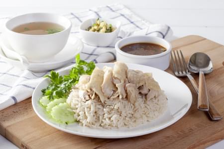 One Pot Hainanese Chicken Rice